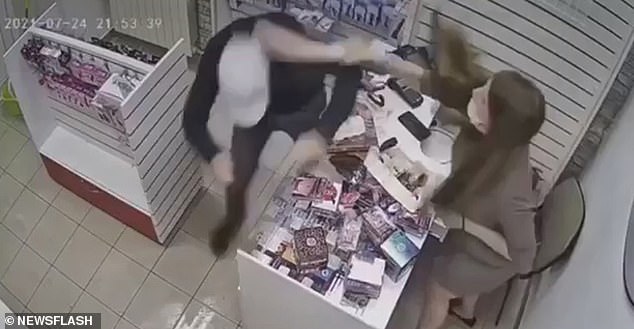 Man Wielding A Knife Vs. Woman Wielding A Dildo Who Wins?  Spoiler Alert It’s The Dildo