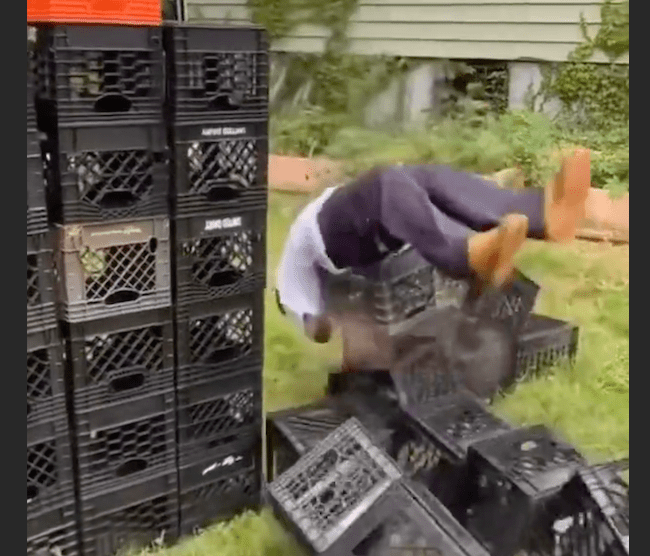 The Milk Crate Challenge Is The Greatest Challenge If You Like Watching People Get Hurt