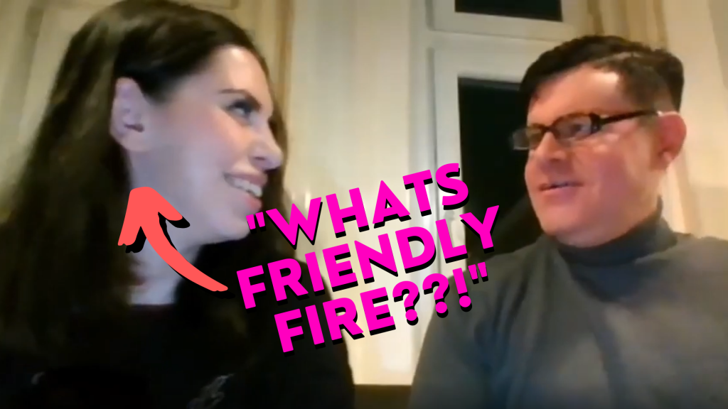 PornStar Explains The Term “Friendly Fire”