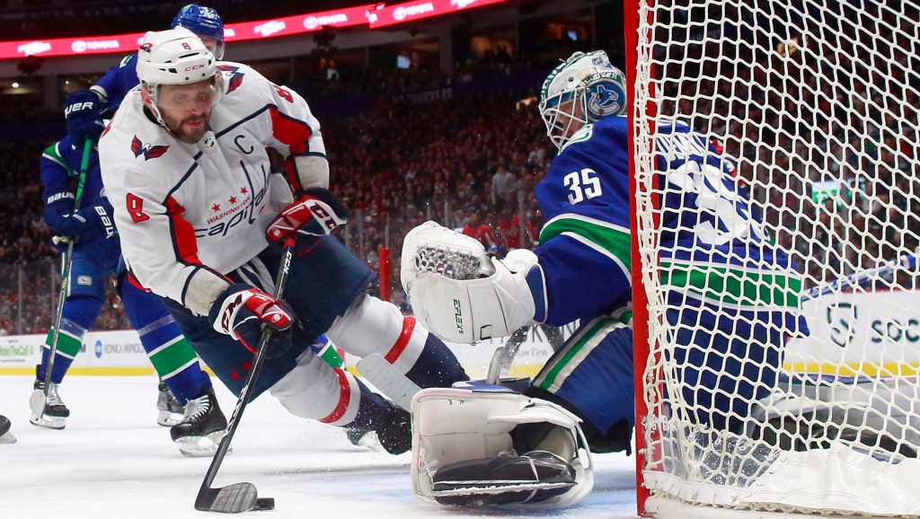 Bet $10 On Capitals vs. Canucks & Get $200 Back When A Goal Is Scored