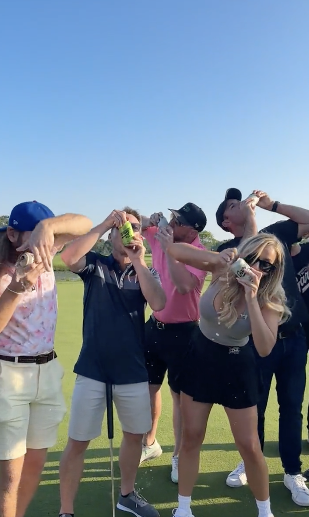 Paige Spiranac Shotguns Beer At Golf Course, Shows Off Her TFM Roots