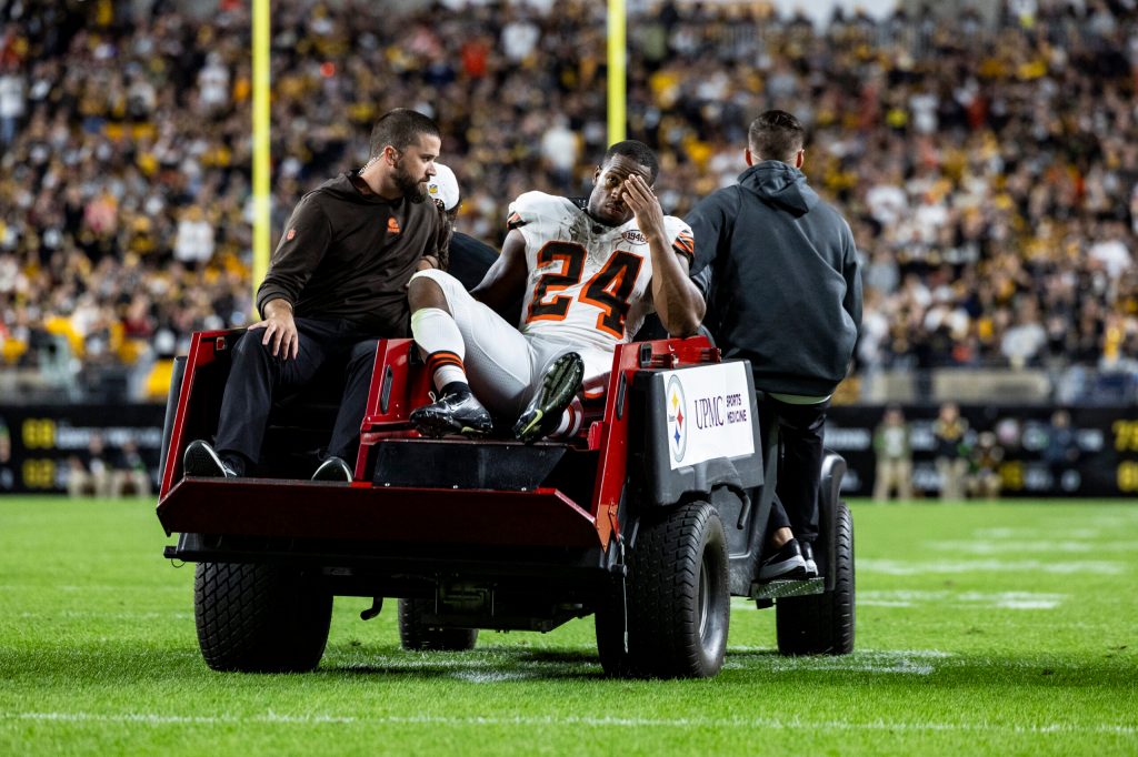 Nick Chubb Blew Out His Knee, Monday Night Football Is Cursed