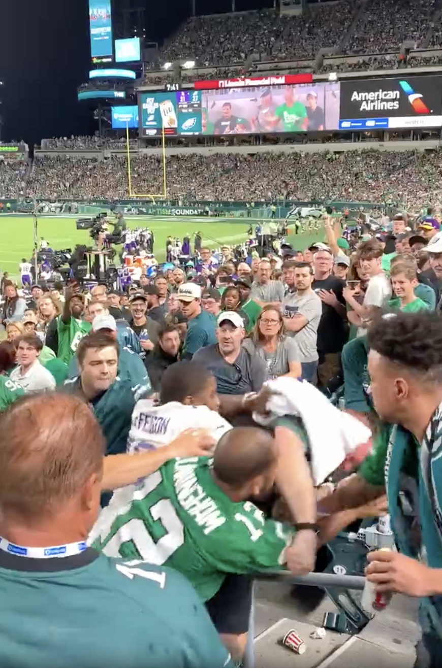 NFL Fans Can’t Stop Fighting Eachother In The Stands